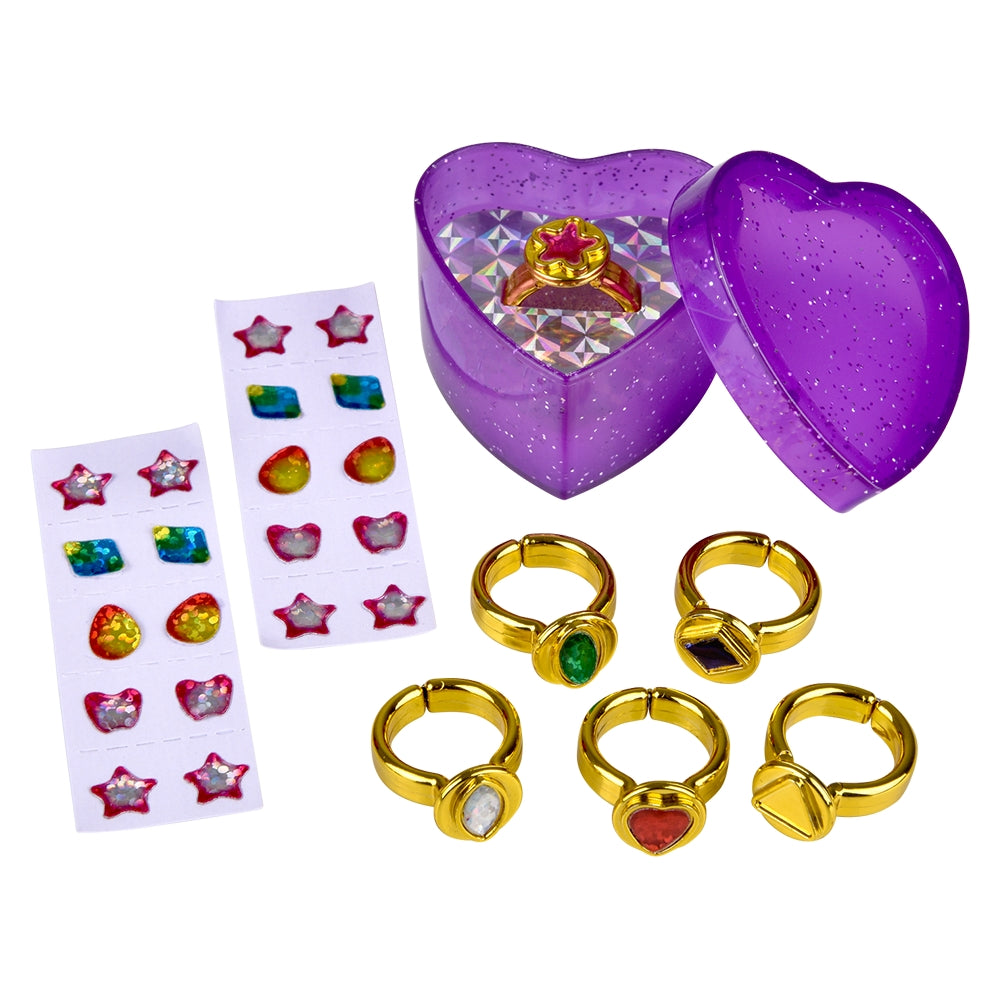 Fashion Ring And Gem Set (12 PC Card Box)
