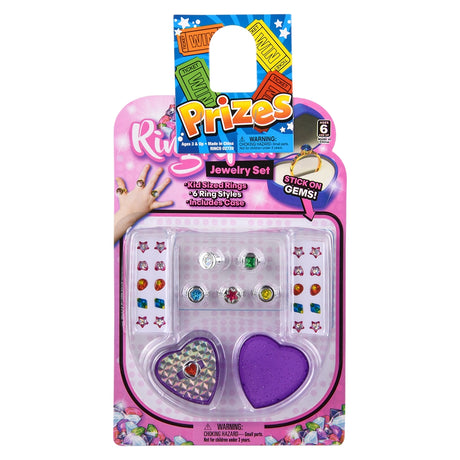 Fashion Ring And Gem Set (12 PC Card Box)