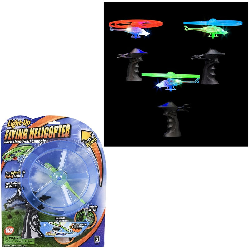 Light-Up Rip Cord Helicopter