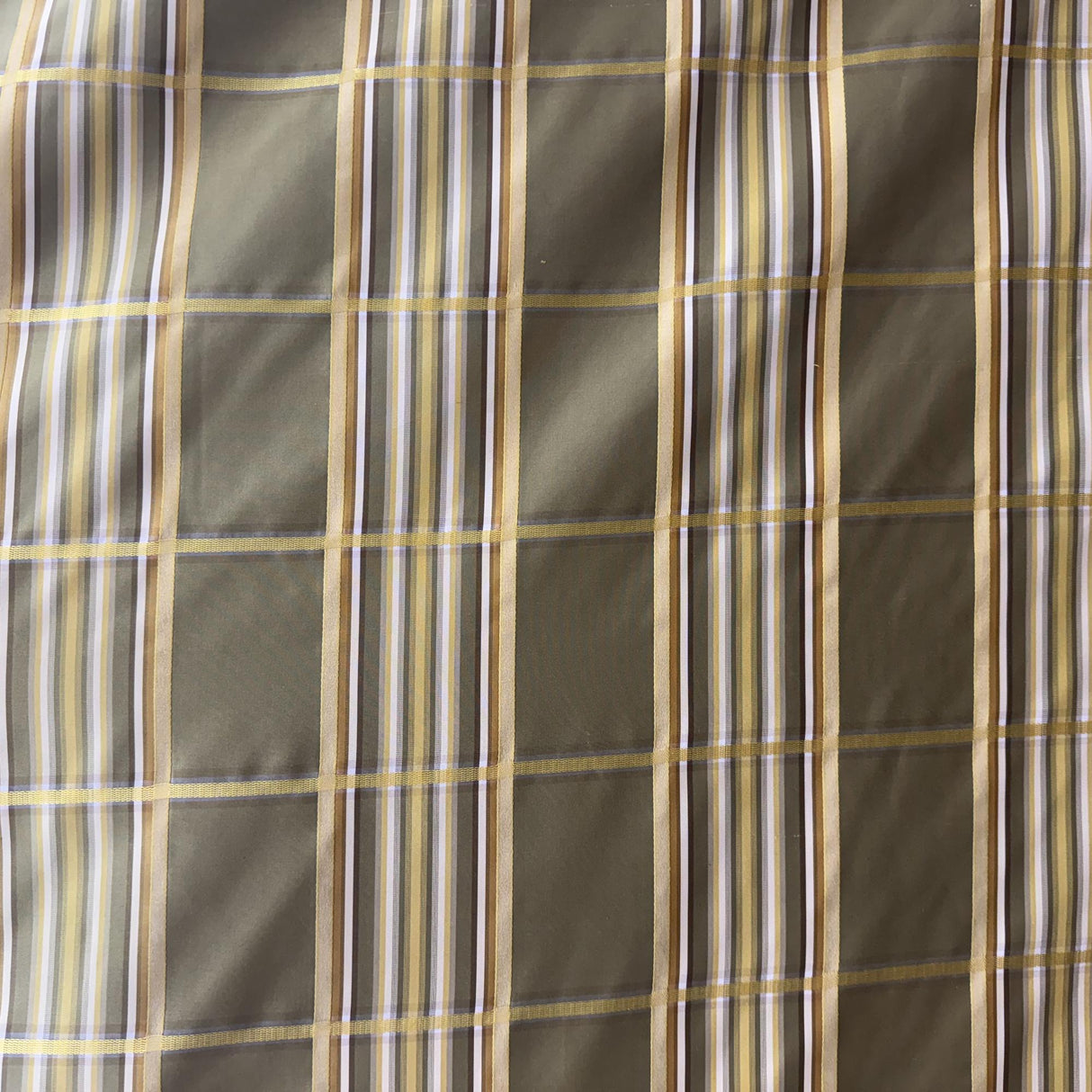 Tyler Silk Fabric - Multi-Colored Stripe Square, 54" Width (1 Yard)