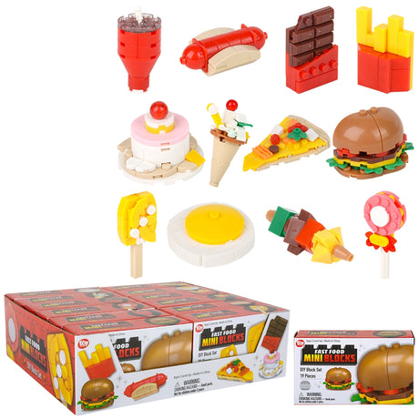Fast Food Mini Blocks (12 PC DSP)