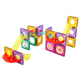 Light-Up Ball Run Magnetic Tile Set