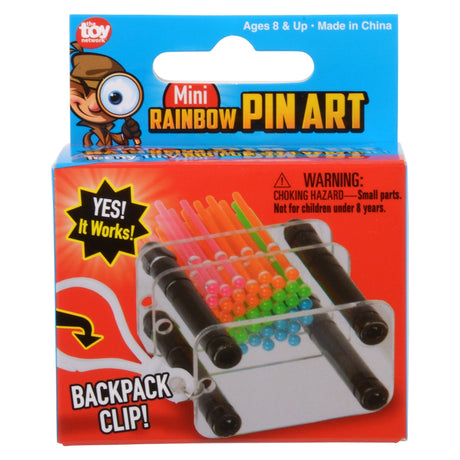 Mini Rainbow Pin Art 2"