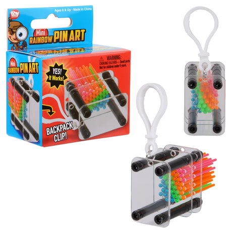 Mini Rainbow Pin Art 2"