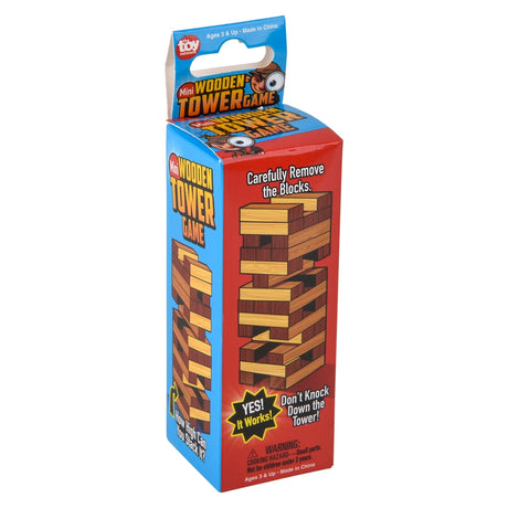 Wooden Tower Game Mini 4"
