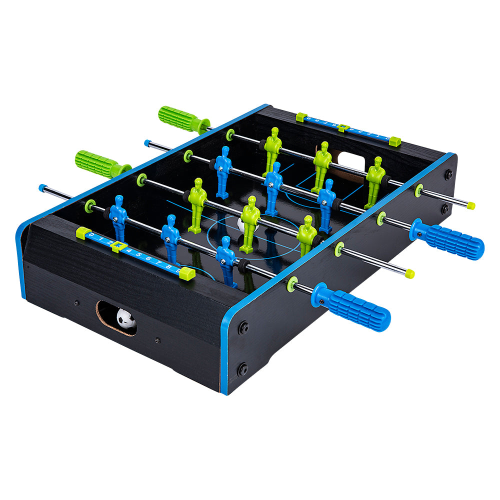 Tabletop Foosball Game Neon Wooden 20" x 12.25"