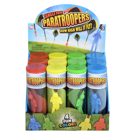 Paratrooper Toy 4" (12 Pc Display)
