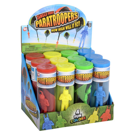 Paratrooper Toy 4" (12 Pc Display)