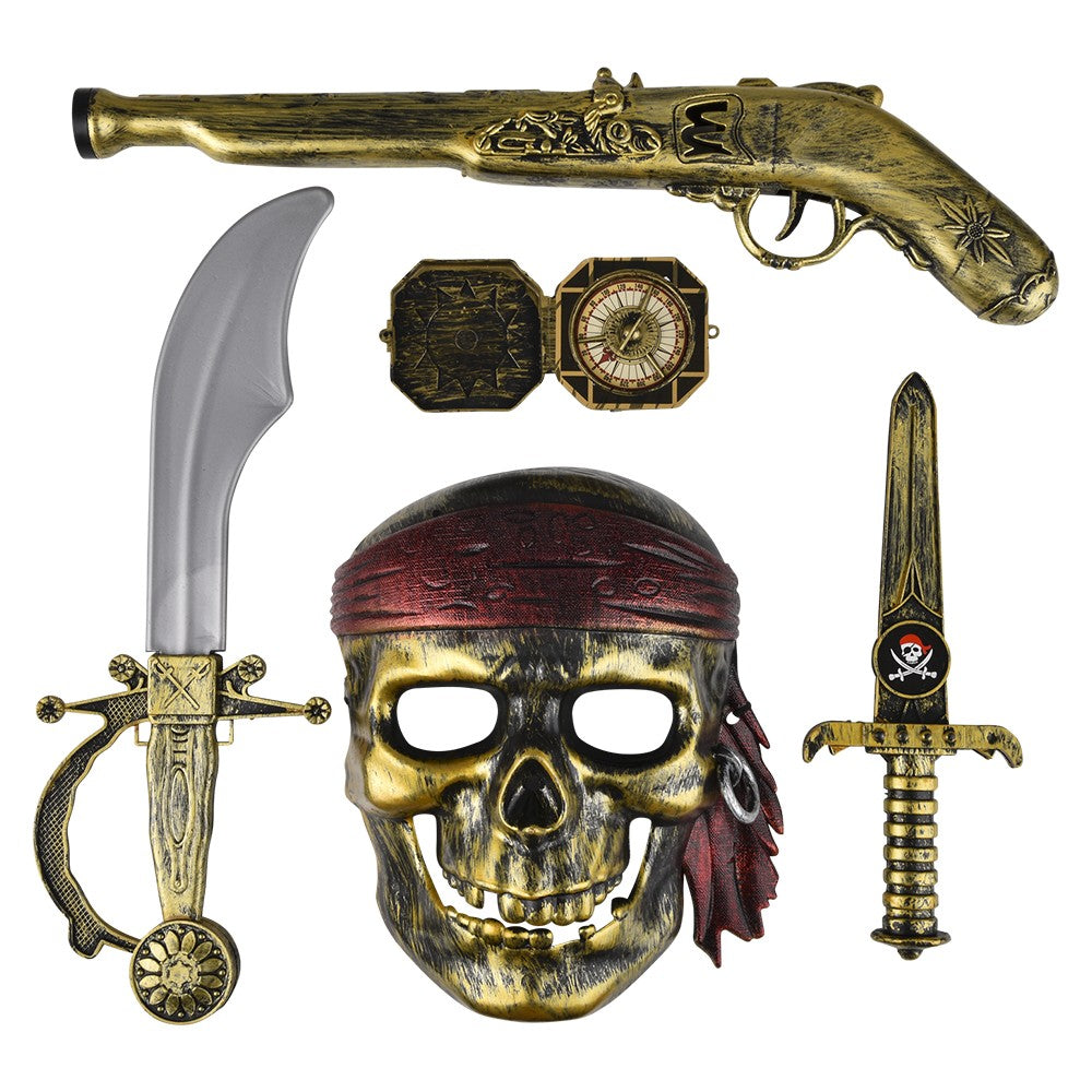Pirate Pistol Set 5-Piece Costume Accessory Set