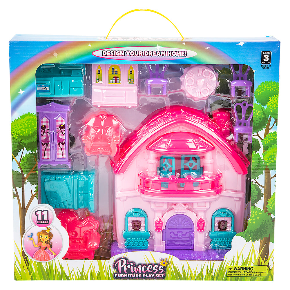 Toy House Play Set (Box 14" x 12.5")