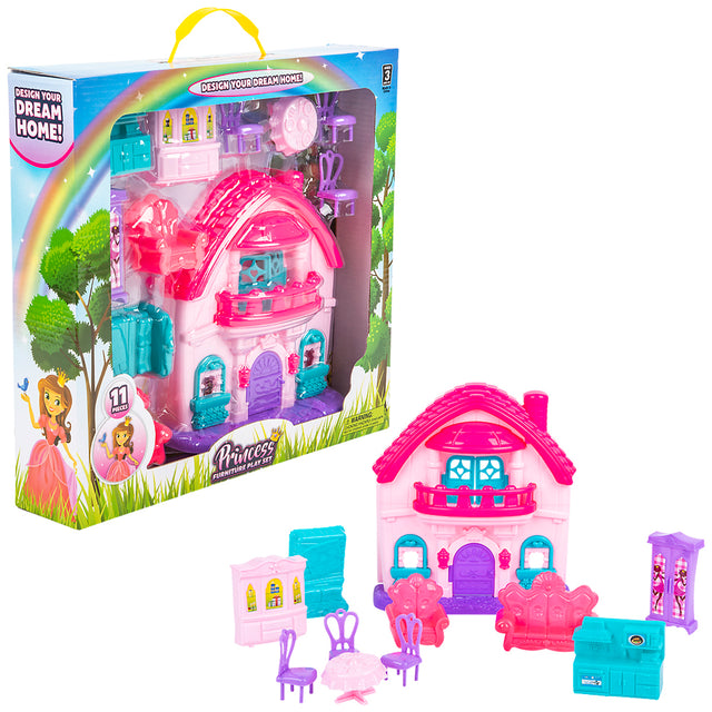 Toy House Play Set (Box 14" x 12.5")