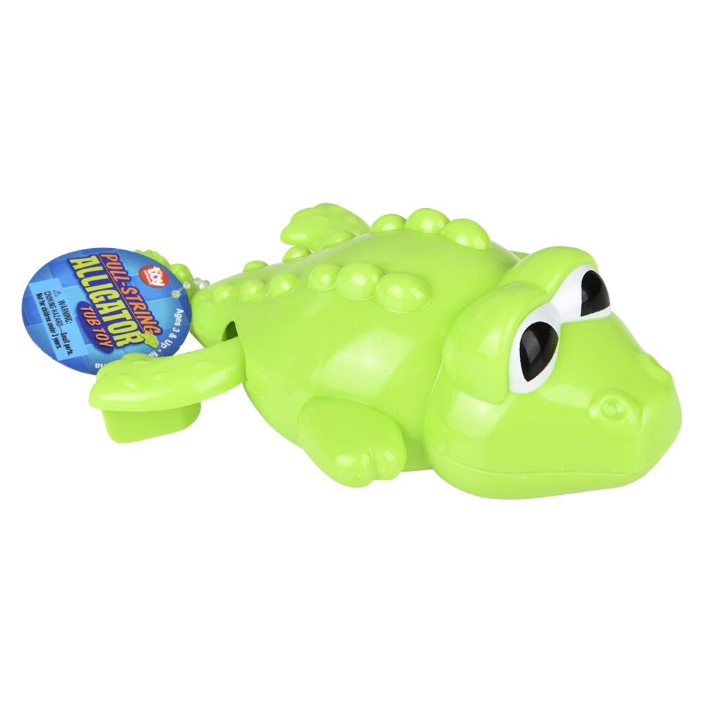 Pull-String Alligator Bath Toy (12 Pc Display)