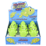 Pull-String Alligator Bath Toy (12 Pc Display)