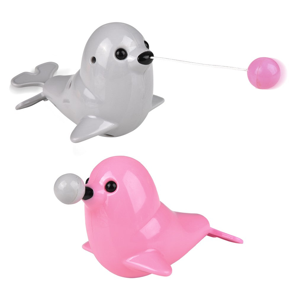 Pull-String Seal Pup Bath Toy (12 Pc Display)