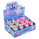 Pull-String Seal Pup Bath Toy (12 Pc Display)