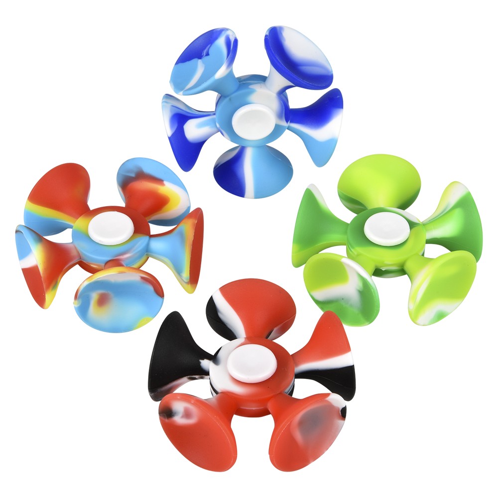 Suction Cup Fidget Spinner 3" (12 Pc Display)