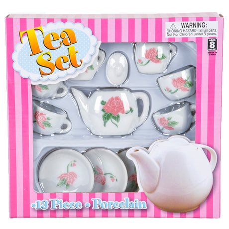 Ceramic Tea Set 13-Piece