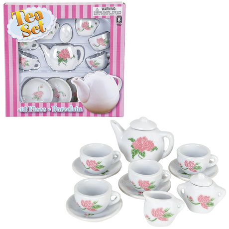 Ceramic Tea Set 13-Piece
