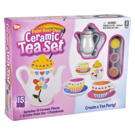 Ceramic Craft Tea Set 15pc