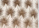 Cut Velvet Upholstery Fabric Tahiti Botanical Palm Leaves