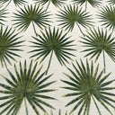 Cut Velvet Upholstery Fabric Tahiti Botanical Palm Leaves