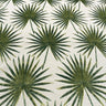 Cut Velvet Upholstery Fabric Tahiti Botanical Palm Leaves