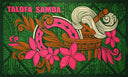 Polyester Sarong Talofa Samoa Kava Bowl