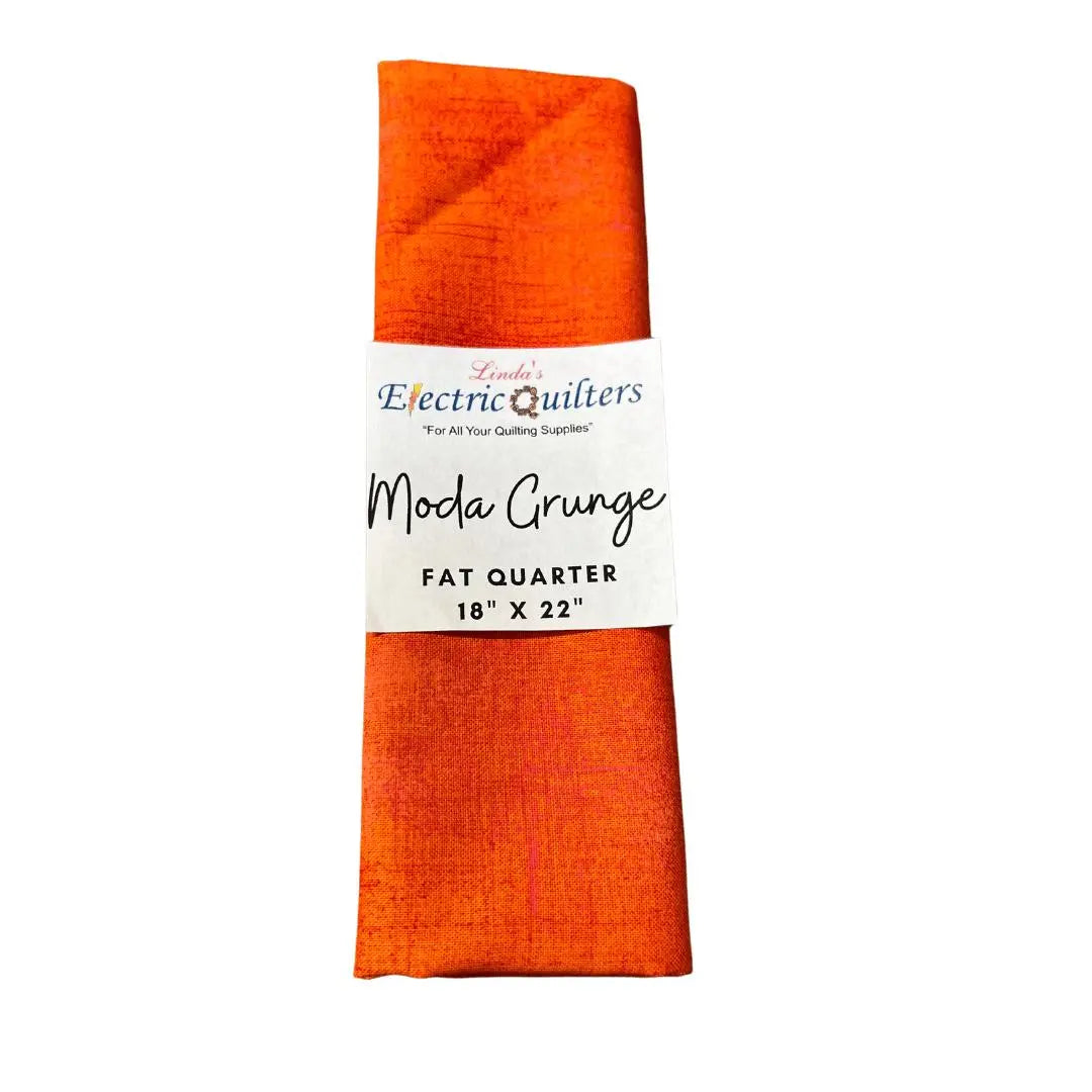 Cotton Fat Quarter Tangerine Moda Grunge 18 x 22