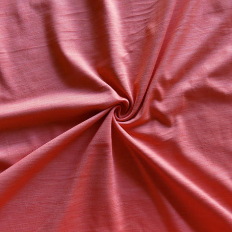 Poly Spandex Jersey Knit Fabric - Tangerine Dry Flex Marl