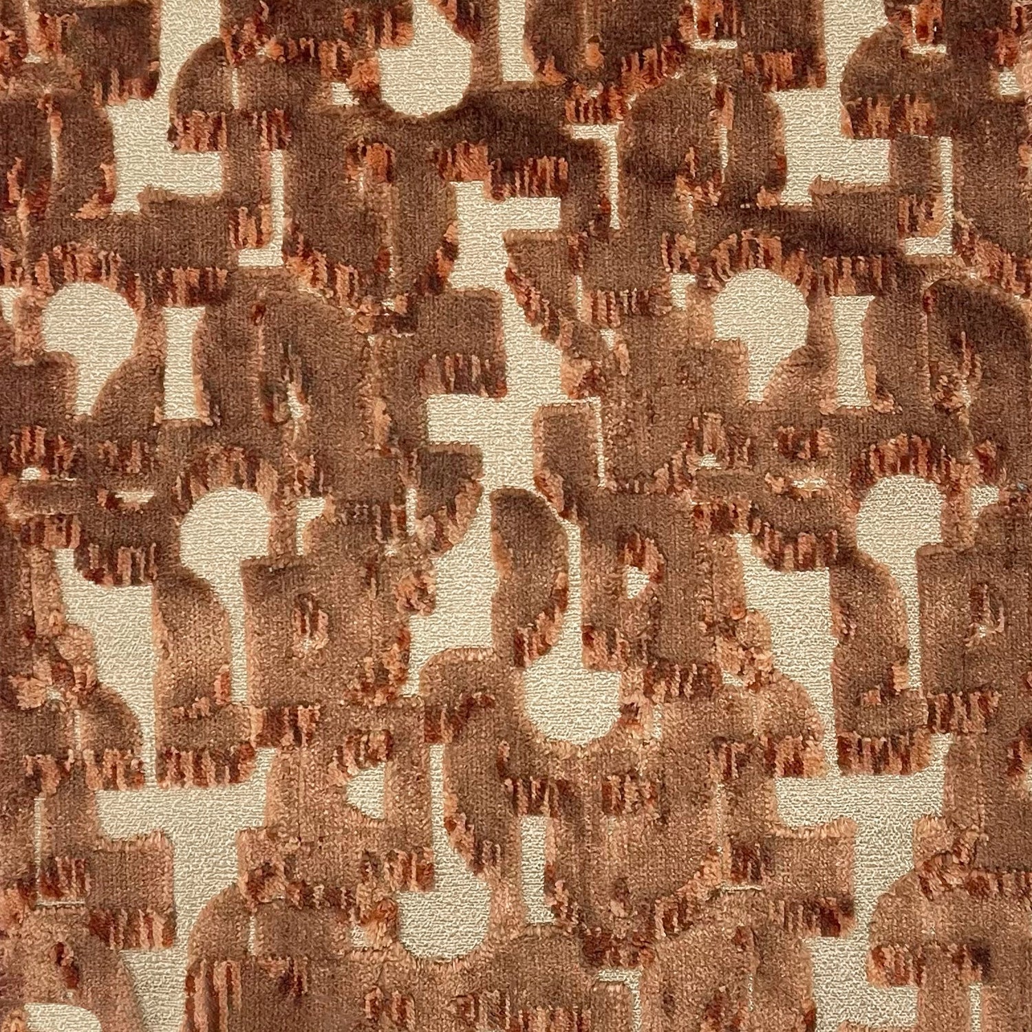 Cut Velvet Upholstery Fabric Tango Modern Pattern