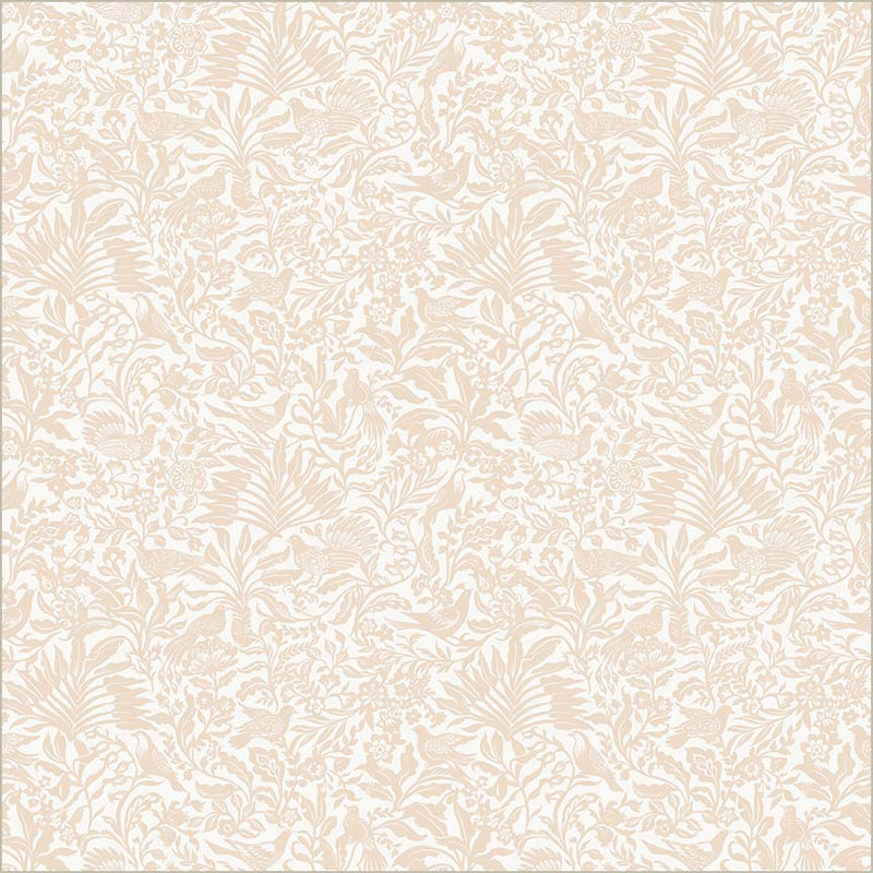 Cotton Print Tapestry Aviary Ivory 43/44" Fabric