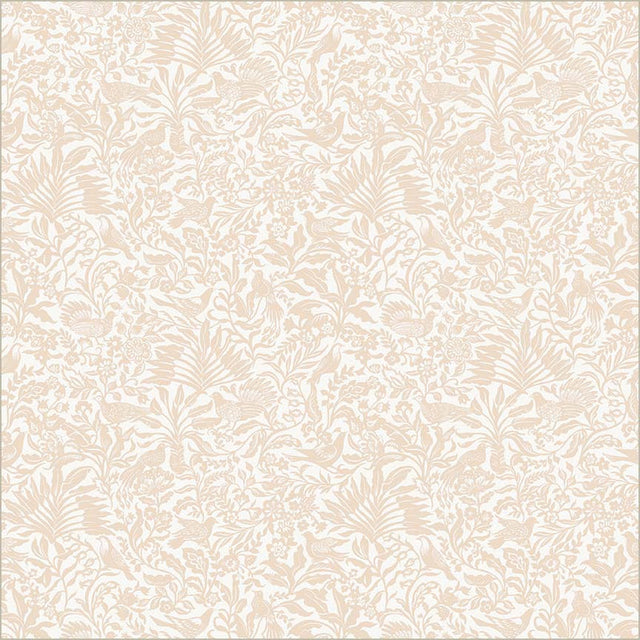 Cotton Print Tapestry Aviary Ivory 43/44" Fabric