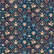 Cotton Print Tapestry Botanica Indigo Fabric