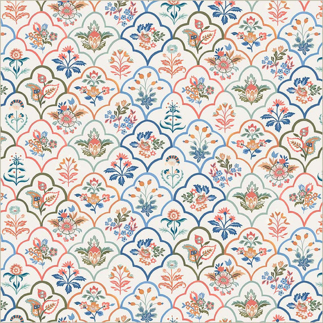 Cotton Print Tapestry Botanica Ivory 43/44 Fabric
