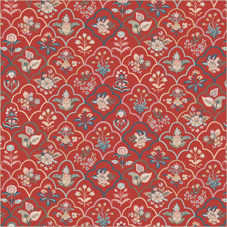 Cotton Print Tapestry Botanica Ruby 43/44" Fabric