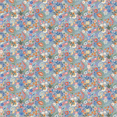 Cotton Print Tapestry Delicate Florentine 43/44" Fabric