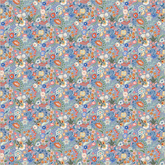 Cotton Print Tapestry Delicate Florentine 43/44" Fabric