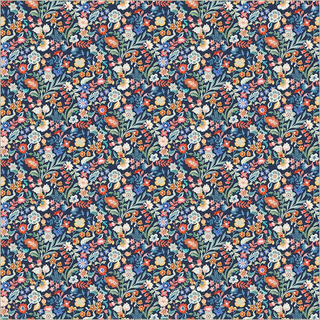 Cotton Print Tapestry Delicate Prussian 43/44" Fabric