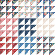 Cotton Print Tapestry Heirloom Wholecloth Triangles Fabric