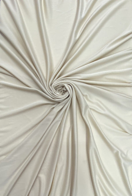 Stretch Lining Polyester Fabric - Taupe, Matte Soft, 60" Width (1 Yard)
