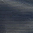 Swim Knit Taupe Micro Mini Stripe on Black Nylon Spandex Ribbed Fabric