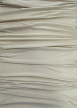 Stretch Lining Polyester Fabric - Taupe, Matte Soft, 60" Width (1 Yard)