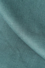 1 Yard Pure Linen Fabric Deepwater Midweight Solid 7 oz 58 Inches Wide