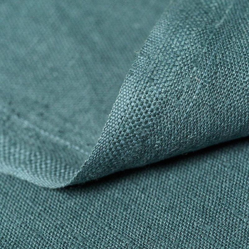 Pure Linen Fabric Deepwater
