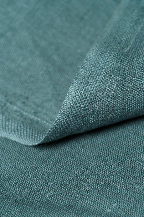 Pure Linen Fabric Deepwater