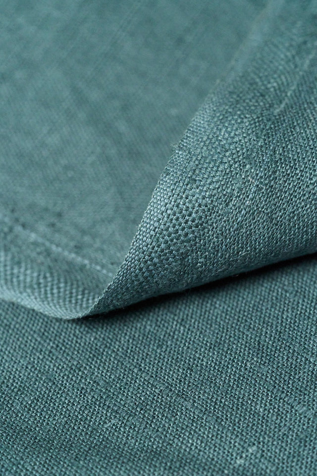 Pure Linen Fabric Deepwater