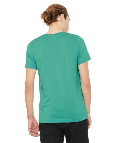 Bella Canvas 3001 Airlume Combed And Ring-Spun Cotton Fabric - Teal, Crewneck, Short Sleeve (1 Piece)