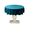 Tablecloth Dull Bridal Satin Fabric - 36" Round, Solid Color (1 Piece)