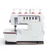 Husqvarna Viking Amber Air S 500 Coverlock Machine - Overlock Serger, 23 Stitches, 12" Extension Table (1 Unit)