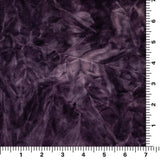 Tempest Tie Dye On Revival Crushed Stretch Velvet Fabric - Eggplant, Grey, Sand, Cocoa, Rust, 56" Width (1 Yard)
